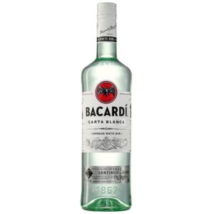 Bottle of Bacardi Carta Blanca White Rum