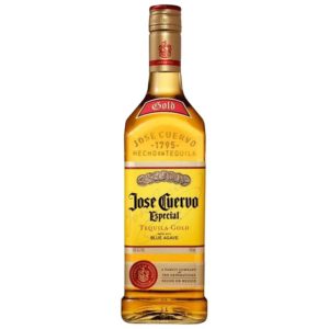 Bottle of Jose Cuervo Gold Tequlia
