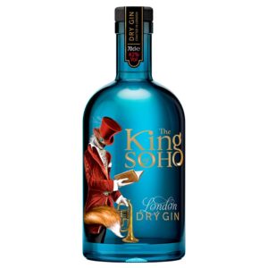 Bottle of King Of Soho dry gin