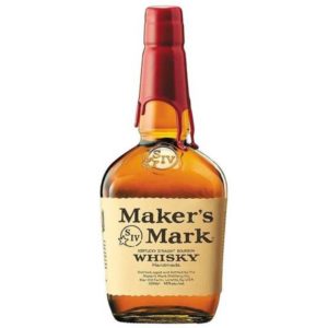 Bottle of MAKER'S MARK KENTUCKY BOURBON WHISKY