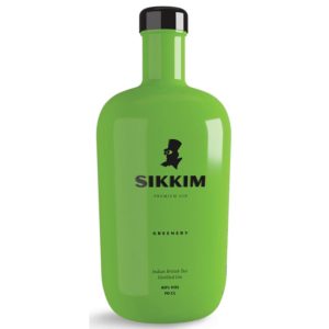 Bottle of Sikkim Greenery gin