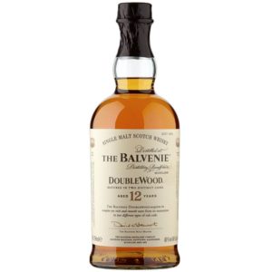 Bottle of The Balvenie 12 year old single malt scotch